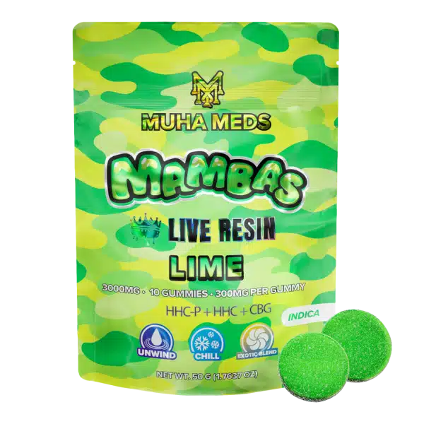 Lime 3 Gram Gummies Indica Live Resin