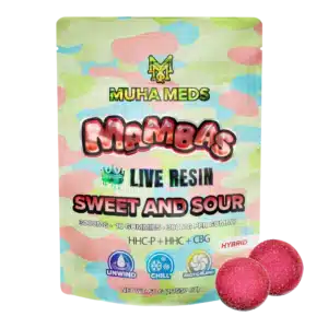 Sweet and Sour 3 Gram Gummies Hybrid Live Resin