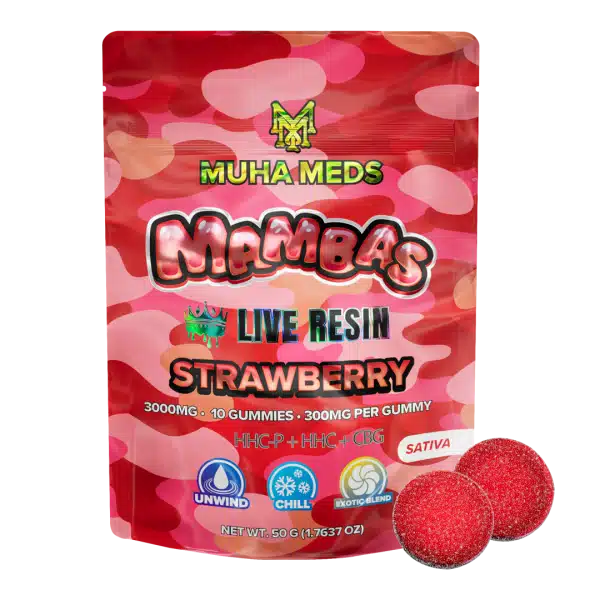 Strawberry – Live Resin Sativa Gummies (3g)